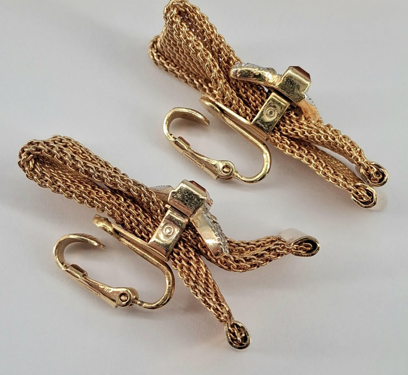 Side of clip-on earrings