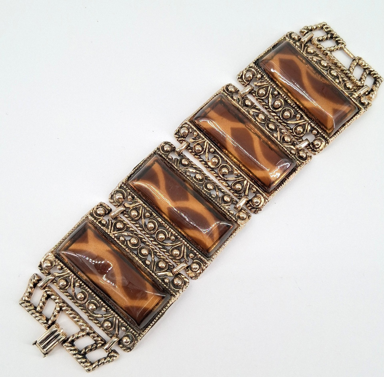 Brown resin bracelet